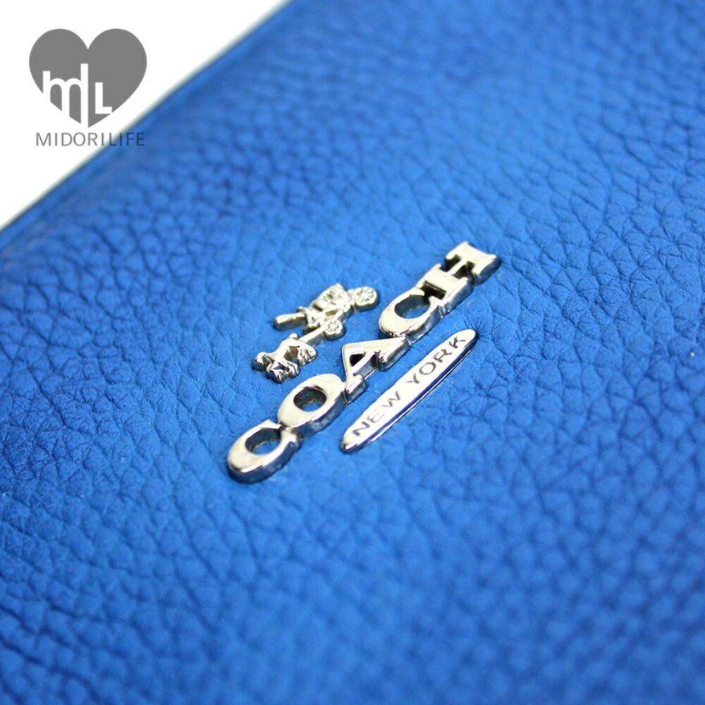 COACH Sophia Polished Pebbled Leather Tote - Picture 14 of 15